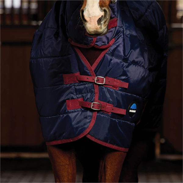 2026 WeatherBeeta Couverture D'écurie Combo 1031483 - Navy / Burgundy
